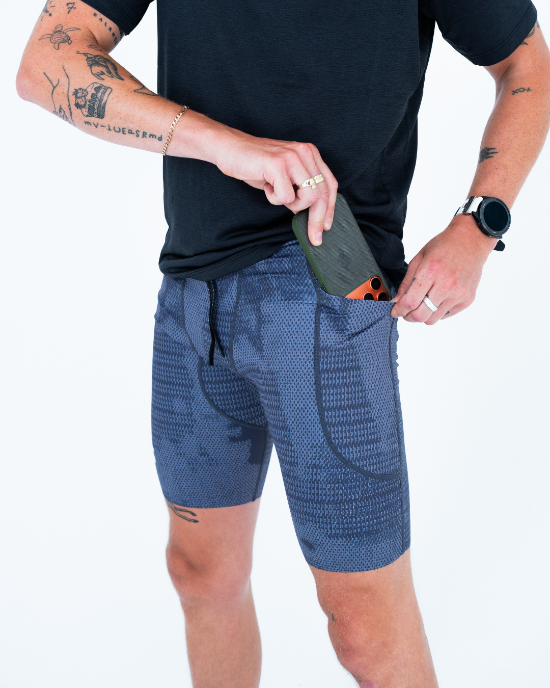 Men's Graphite 1/2 Tights