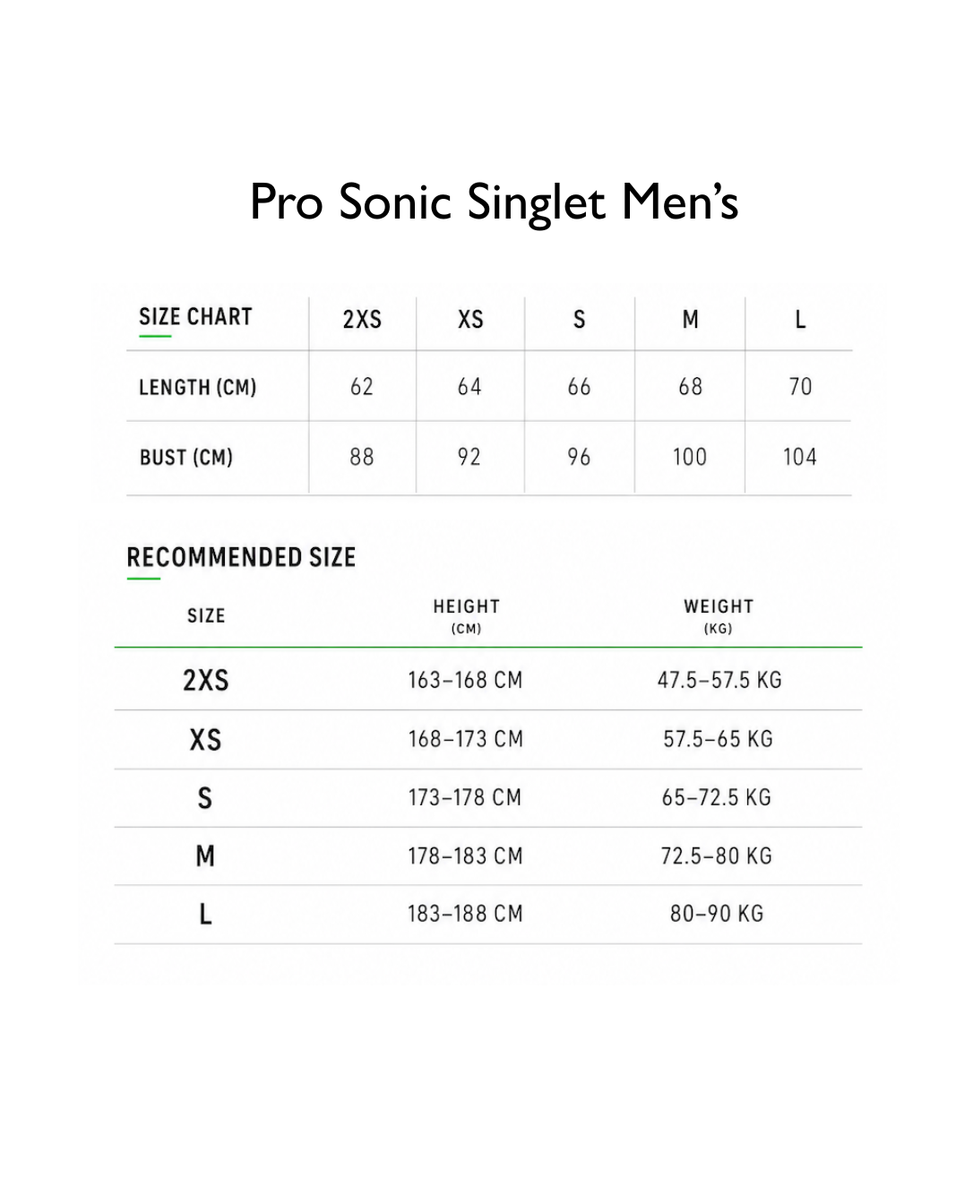 Pro Sonic Singlet
